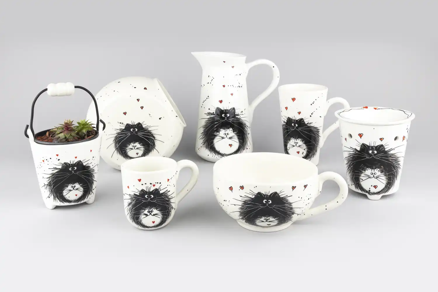 Vrč-mace crno bijele - Slika 2